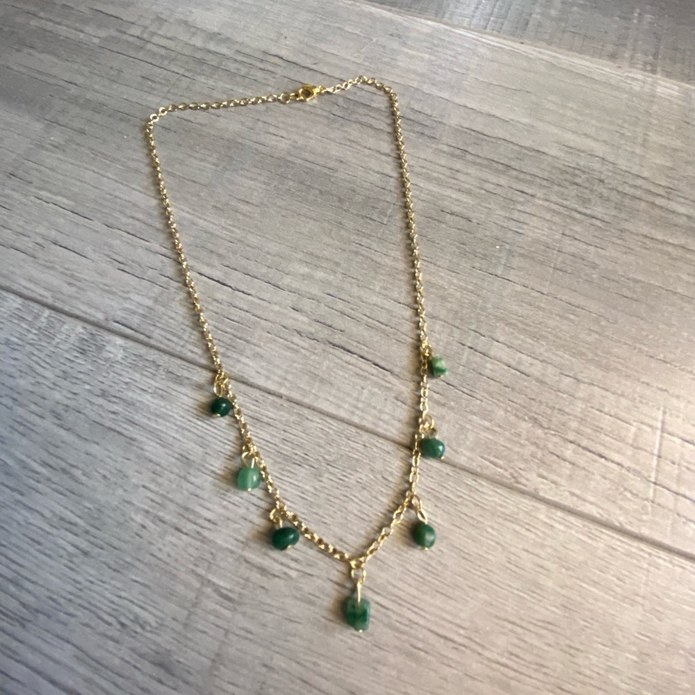 Handmade Necklace with Turquoise Beads